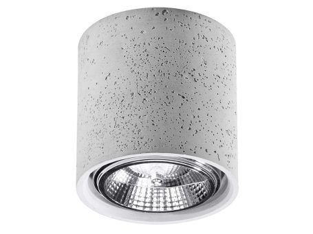 Cylindryczna lampa z betonu