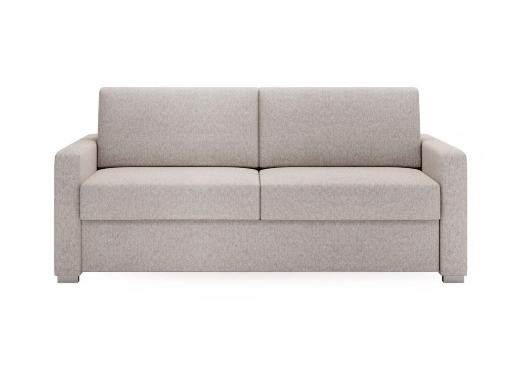 Beżowa Sofa Przestronna z Funkcją Spania BOSTIN III