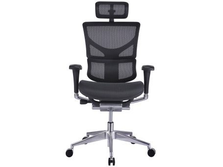 Ergonimiczny Fotel  ERGOFLY SAIL Alum T-01 Black
