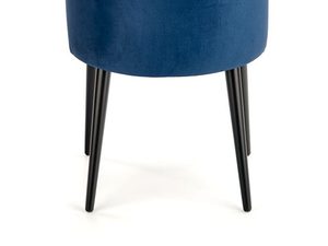 Miniaturka 2 - Wyprofilowane tapicerowane krzesło niebieskie tył MONACO 5