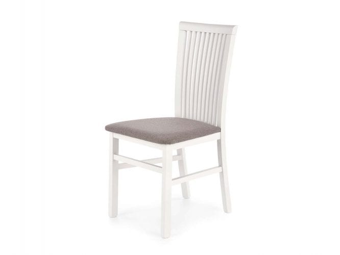 Białe krzesło do jadalni