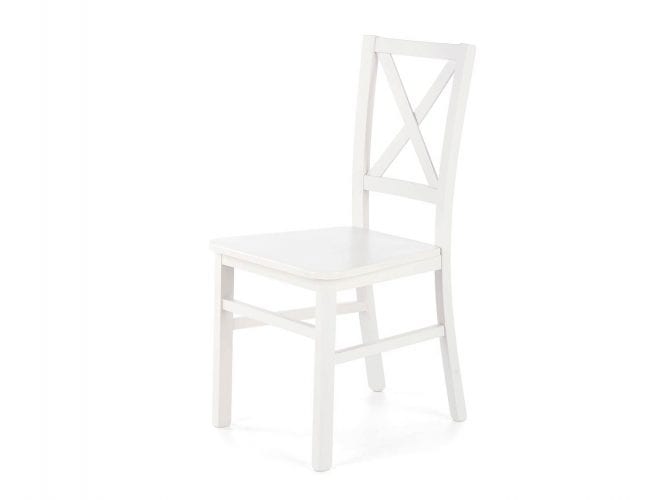 Białe krzesło do salonu
