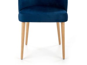 Miniaturka 8 - Wyprofilowane tapicerowane krzesło białe tło MONACO 5