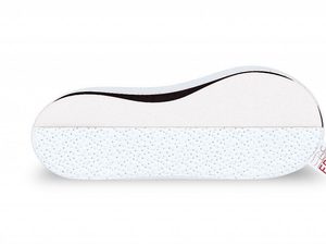 Miniaturka 1 - Poduszka ortopedyczna profilowana biała z pokrowcem