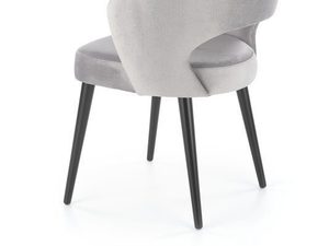 Miniaturka 5 - Tapicerowane krzesło szare profil MONACO 6