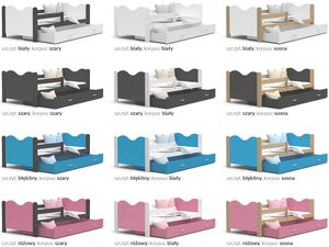 Miniaturka 27 - Łóżko dla dziecka różne kolory BRICK