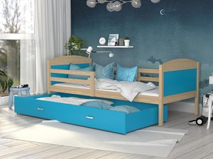 Miniaturka 16 - Łóżko dla dziecka niebieskie białe inspiracja CAROL P