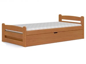 Miniaturka 9 - Olchowe łóżko 90x200 podnoszony stelaż z materacem CORTEZ