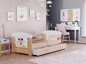 Miniaturka 22 - Łóżko dziecięce z nadrukiem w dziewczęcym pokoju