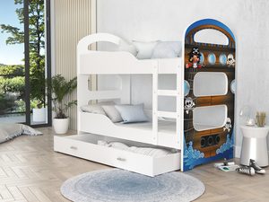 Miniaturka 6 - Piętrowe łóżko z nadrukiem piraci FIROME