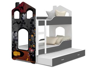 Miniaturka 4 - Piętrowe łóżko domek halloween ikonka FIROME