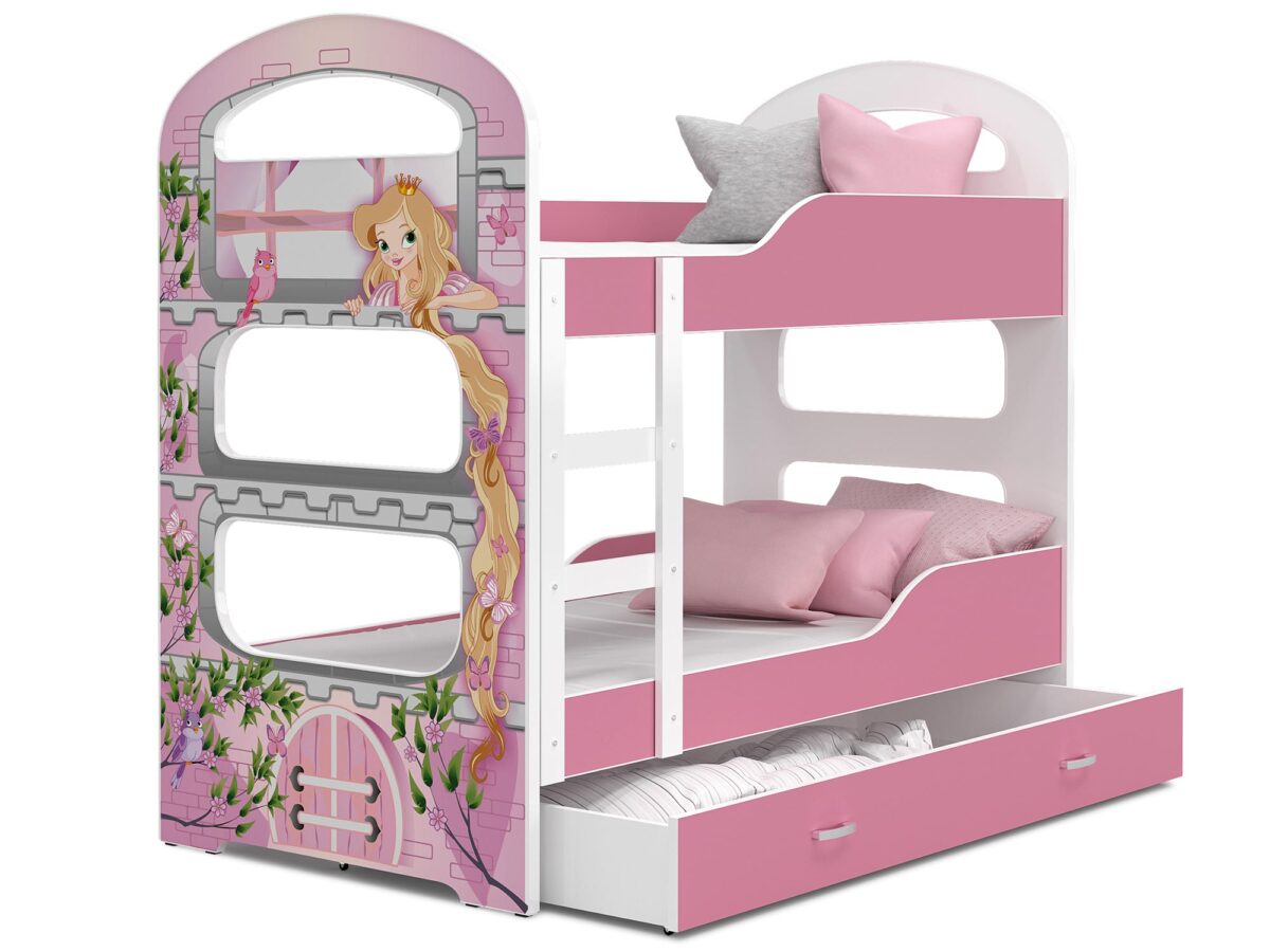 Łóżka dla dzieci z nadrukiem FIROME