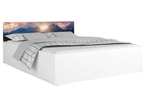 Miniaturka 1 - Łóżko z grafiką do sypialni