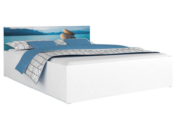 Nowoczesne łóżko w stylu skandynawskim do eleganckich sypialni