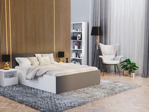 Miniaturka 4 - Przestronna sypialnia w stylu minimalistycznym do nowoczesnych wnętrz