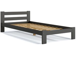 Miniaturka 15 - Łóżko drewniane ze stelażem szare 90x200 RELAX