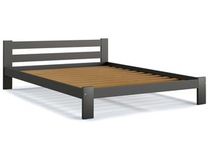 Miniaturka 17 - Łóżko drewniane ze stelażem szare 140x200 RELAX