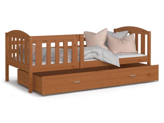 Olchowe łóżko dla dziecka z wysuwaną szufladą VISPO 2