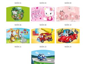 Miniaturka 13 - Wzory animacyjne na dziecięce łóżko