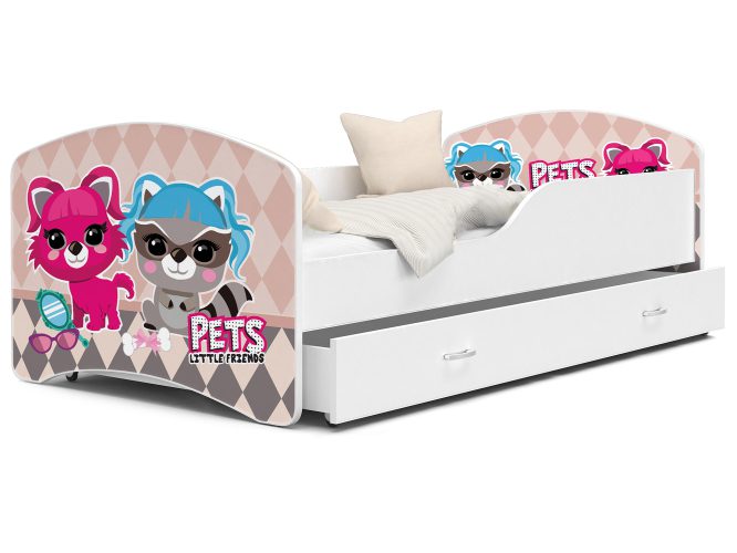 Łóżko dla dziecka z grafiką Vip Pets NORTON