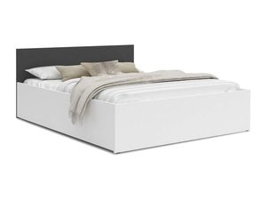 Miniaturka 2 - Nowoczesne łóżko do sypialni biel-szary białe tło PANAMA