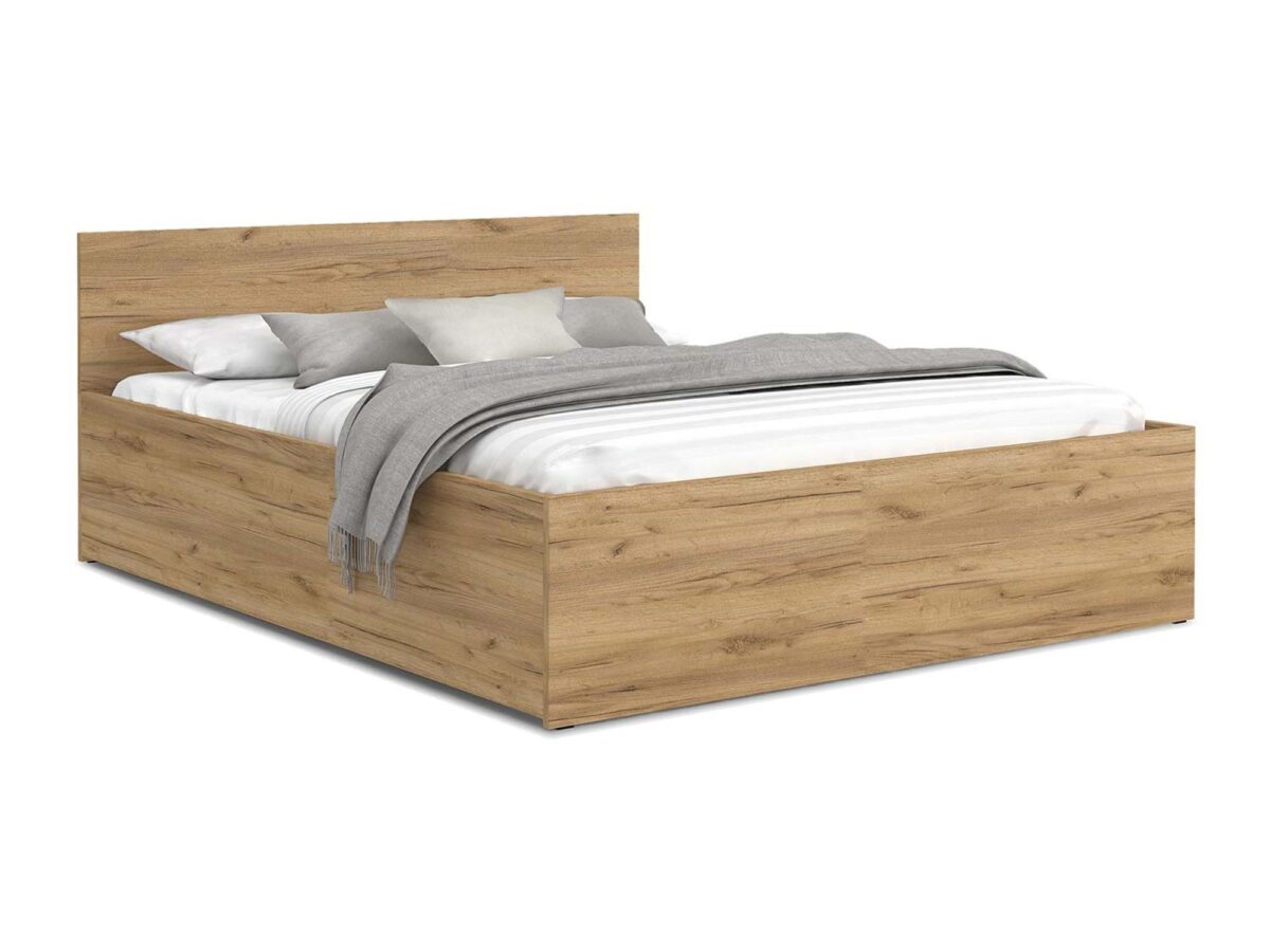 Łóżko do sypialni z podnoszonym stelażem BASEL Plus