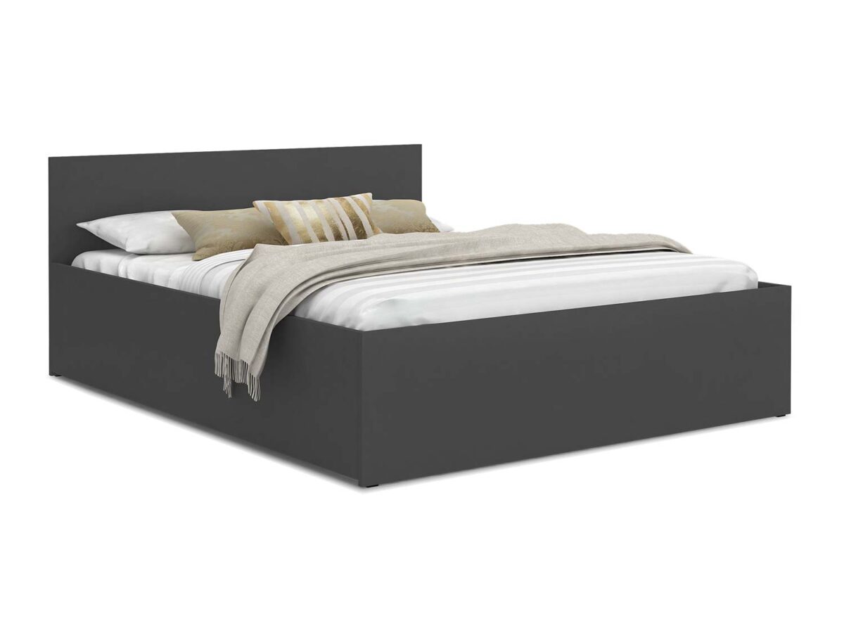 Nowoczesne łóżko do sypialni szare białe tło PANAMA Nowoczesne łóżko do sypialni szare białe tło PANAMA