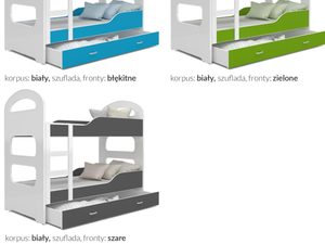 Miniaturka 9 - Łóżko dziecięce piętrowe kolory FIROME
