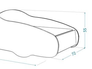 Miniaturka 19 - Łóżko auto 140x70 wymiary