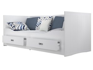 Miniaturka 3 - Białe łóżko rozkładane dla dziecka z szufladami ikonka PEGASUS
