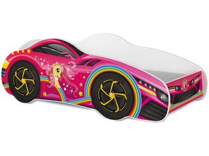 Miniaturka 8 - Łóżko 140x70 auto z materacem róż SPEED