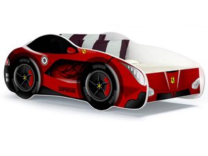 Miniaturka 3 - Łóżko 140x70 auto z materacem czerwone SPEED