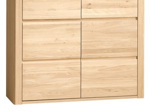 Miniaturka 1 - Komoda z jasnego drewna w stylu klasycznym