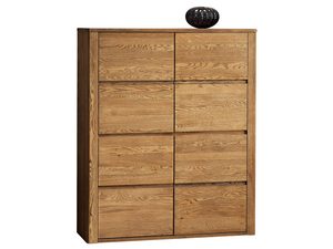 Miniaturka 4 - Szafa dębowa bursztynowa wysoka z sześcioma drzwiczkami