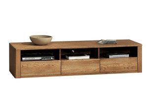 Miniaturka 2 - Ciemna szafka pod TV dębowa