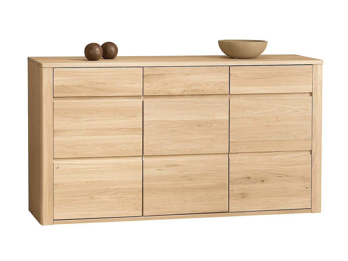 Komoda dębowa w naturalnym kolorze Minos