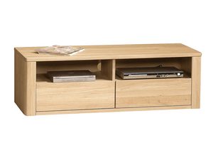Miniaturka 1 - Wąska dębowa szafka pod telewizor