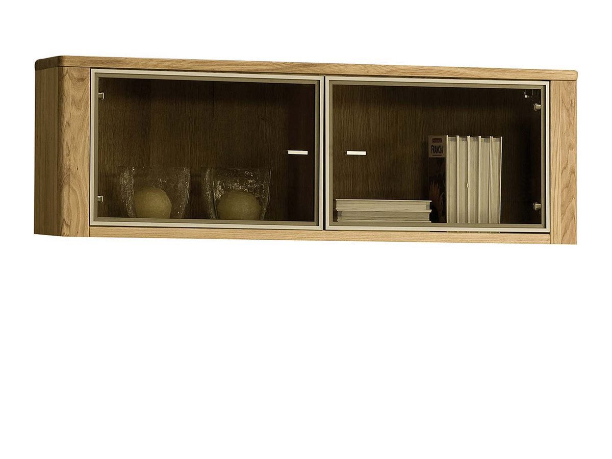 Wisząca przeszklona szafka na książki Minos