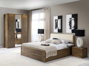 Miniaturka 2 - Szafa trzydrzwiowa z lustrem aranżacja SETO