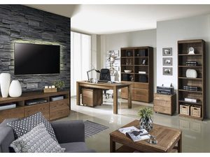 Miniaturka 2 - Regał drewniany na książki aranżacja SETO