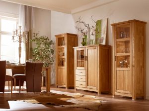 Miniaturka 2 - Gablota szklana z drewna dębowego