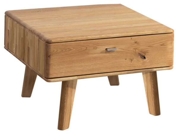 Mała drewniana ława z szufladą Maseri