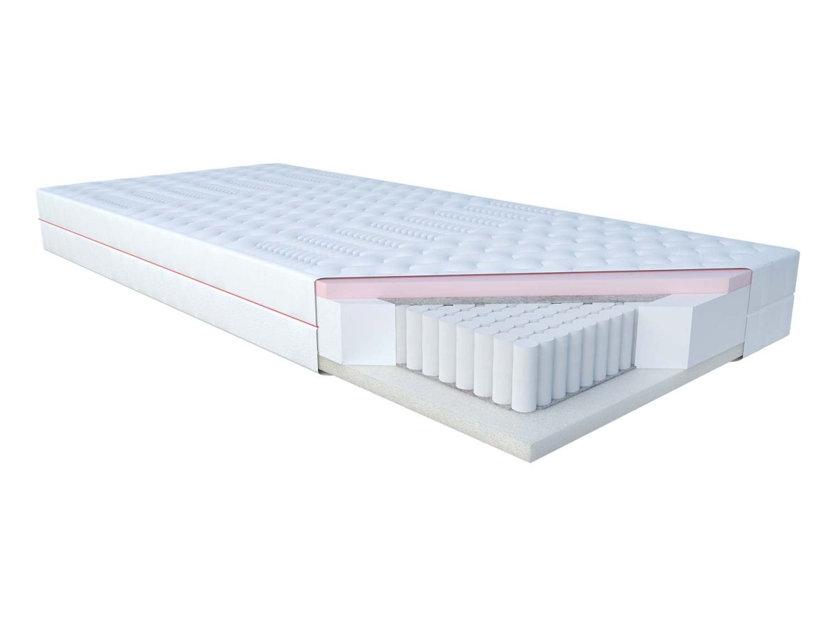 Materac ze sprężynami kieszeniowymi SAXO Silver