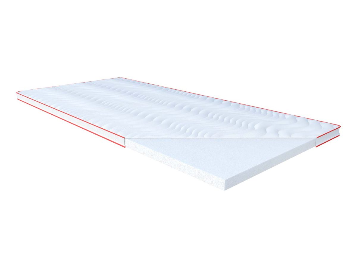 Miękki materac nawierzchniowy piankowy