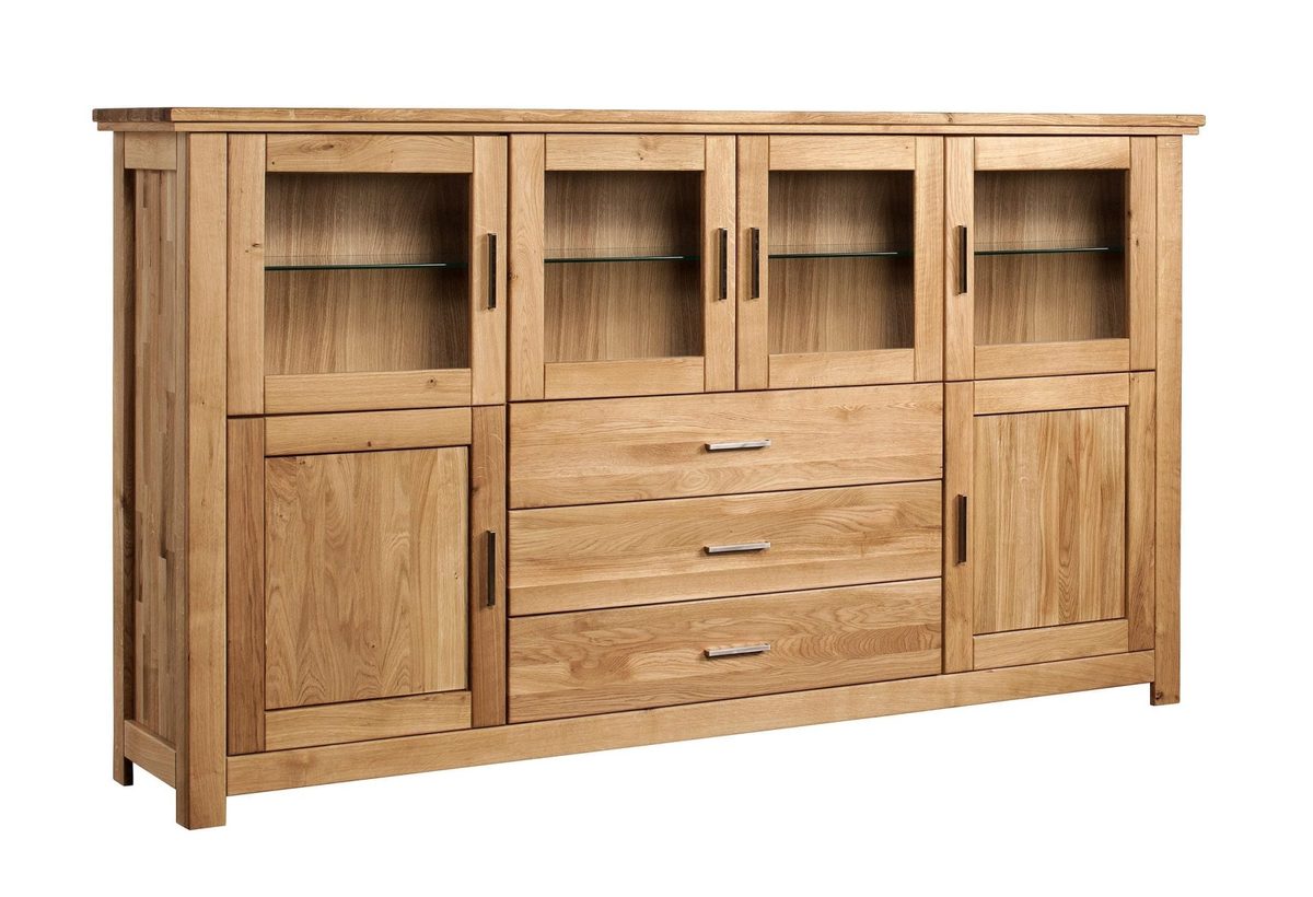 Barek dębowy do salonu Isumi