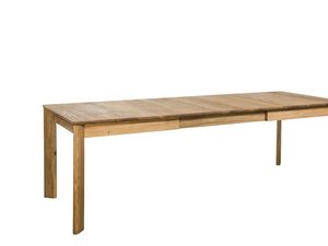 Miniaturka 1 - Drewniany stół rozkładany białe tło MASERI