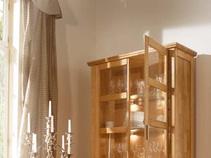 Miniaturka 16 - Witryna przeszklona dębowa