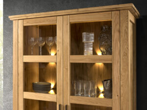 Miniaturka 10 - Kredens Regał Duży Dębowy Isumi