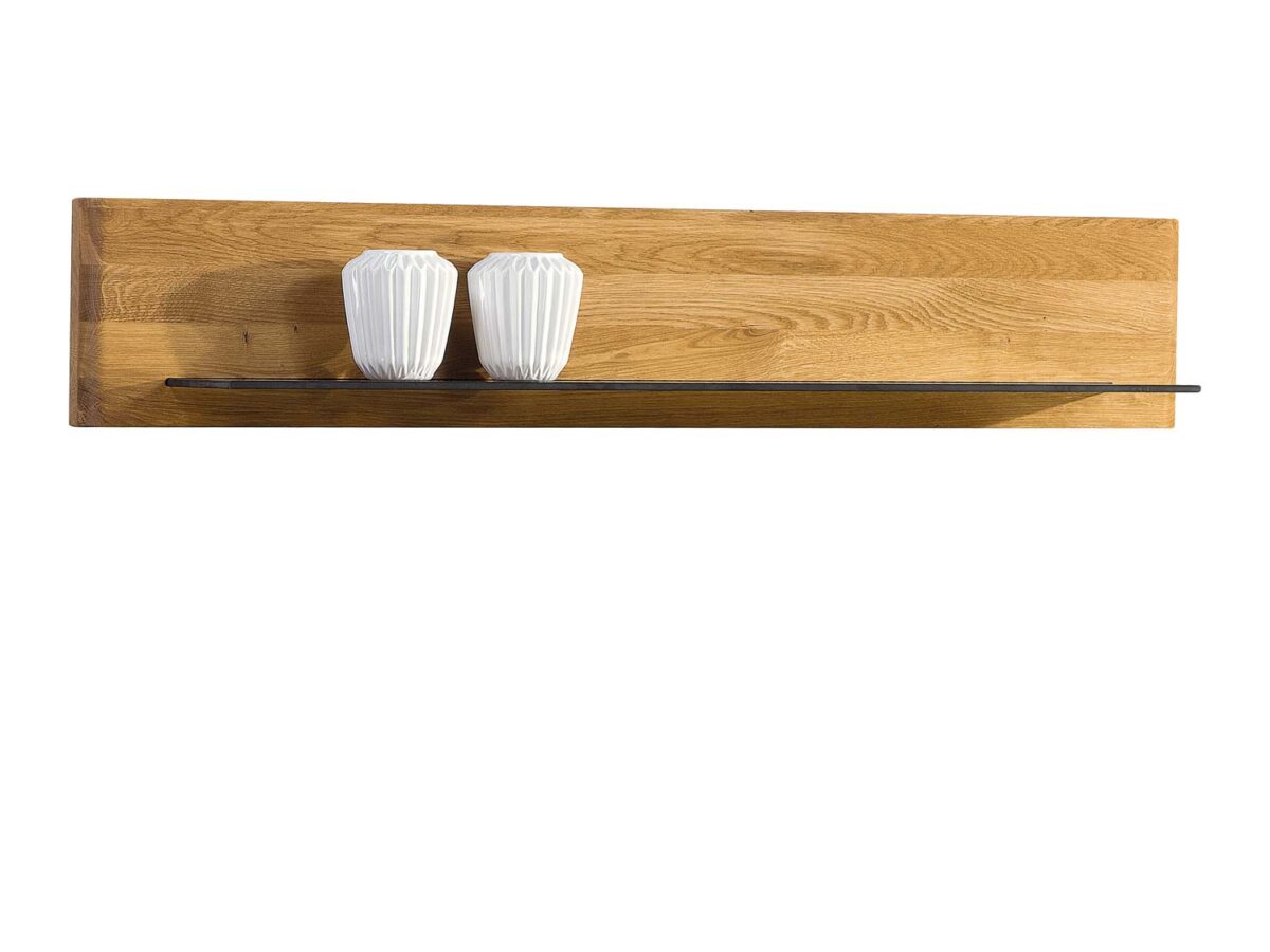 Szklano drewniana półka Maseri