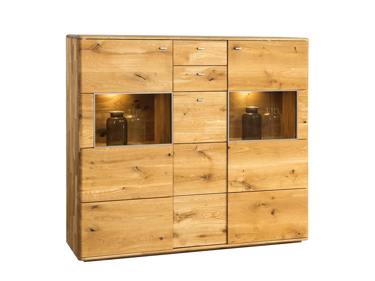 Wysoka szafka przeszklona Maseri